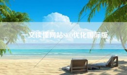 一文读懂网站SEO优化国际版