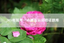 2024年驾考一点通客运资格证题库